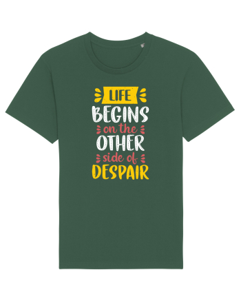 Life Begins On The Other Side Of Despair Bottle Green