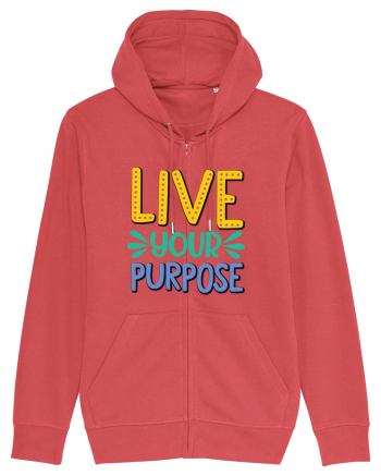 Live Your Purpose Carmine Red