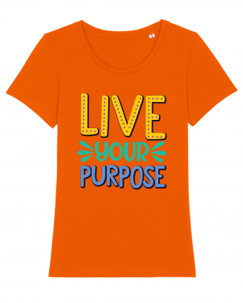 Live Your Purpose Bright Orange
