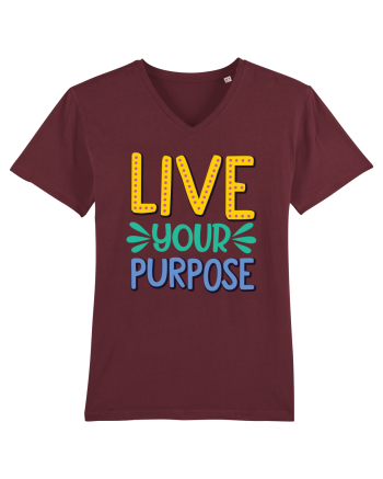 Live Your Purpose Burgundy
