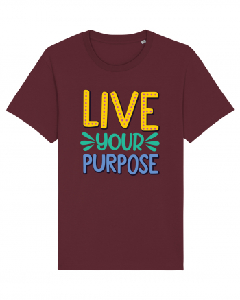 Live Your Purpose Burgundy