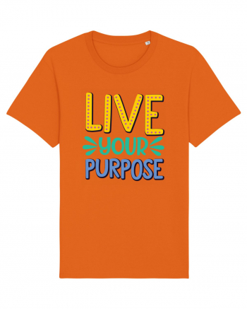 Live Your Purpose Bright Orange