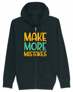 Make More Mistakes Hanorac cu fermoar Unisex Connector