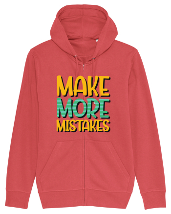 Make More Mistakes Carmine Red