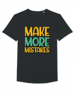 Make More Mistakes Tricou mânecă scurtă guler larg Bărbat Skater