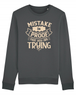 Mistake Is Proof That You Are Trying Bluză mânecă lungă Unisex Rise