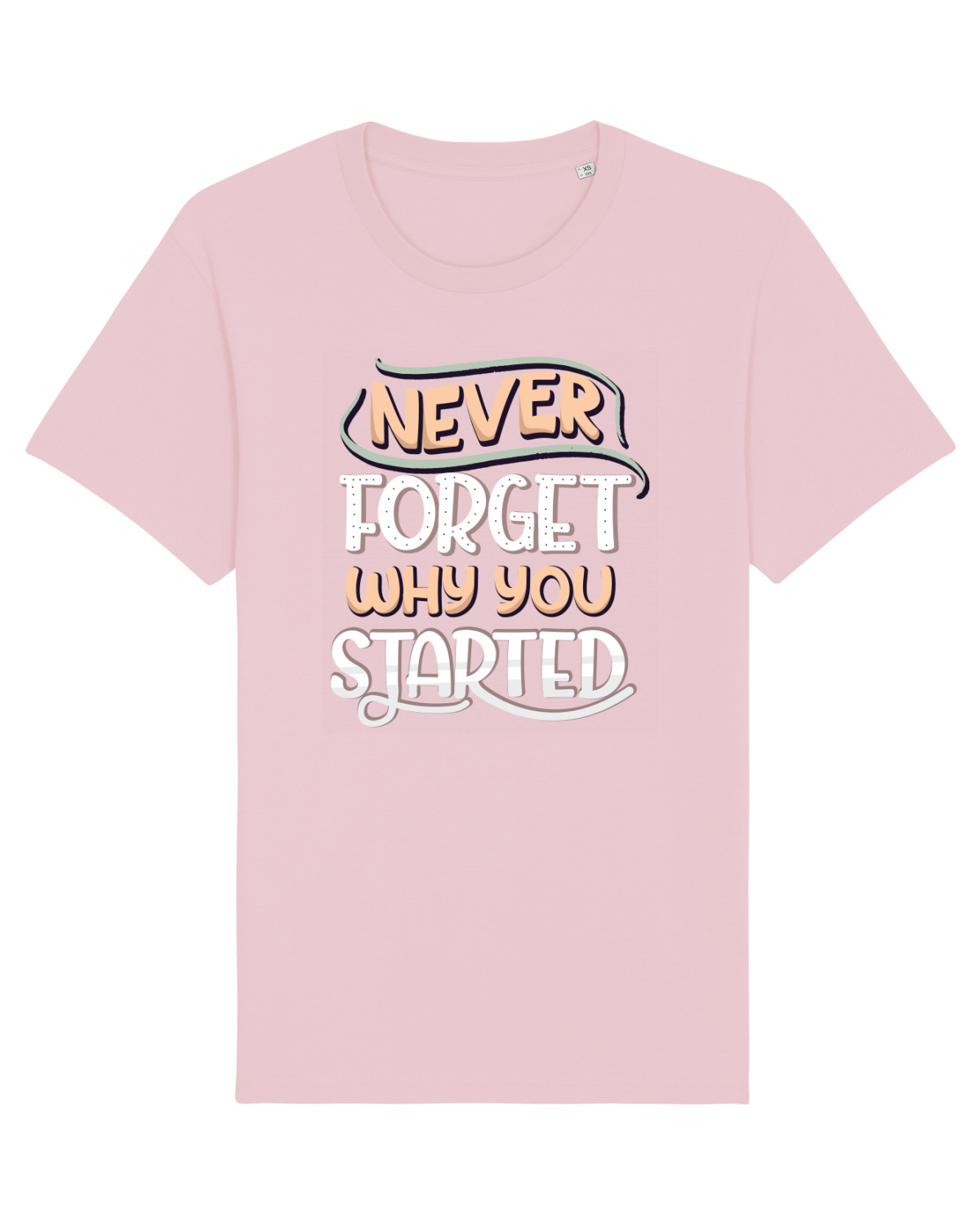 Tricou mânecă scurtă Unisex Rocker Cotton Pink