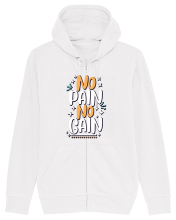 No Pain No Gain White