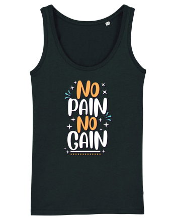 No Pain No Gain Black
