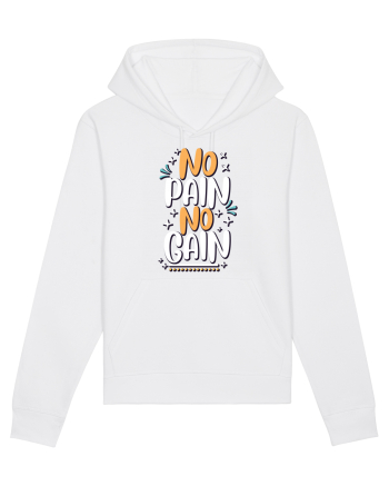 No Pain No Gain White