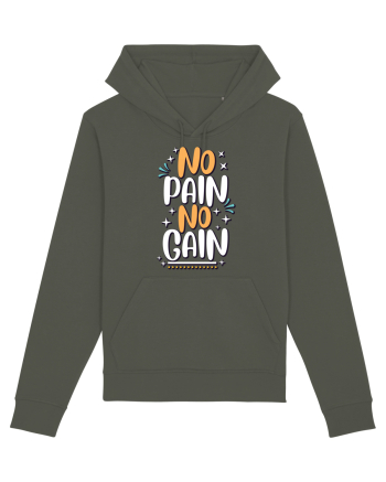 No Pain No Gain Khaki