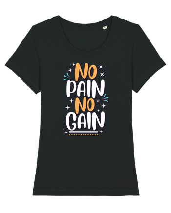 No Pain No Gain Black
