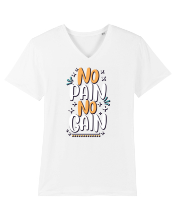 No Pain No Gain White
