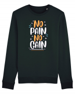 No Pain No Gain Bluză mânecă lungă Unisex Rise