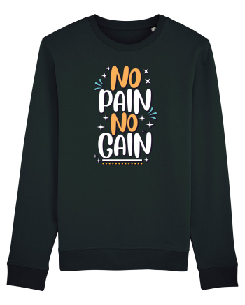 No Pain No Gain Black