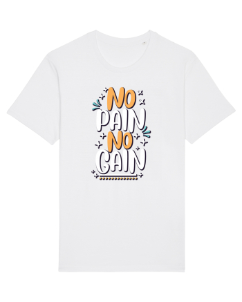 No Pain No Gain White