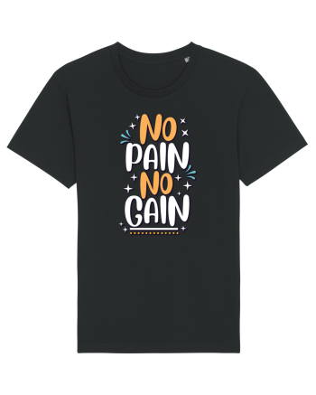 No Pain No Gain Black