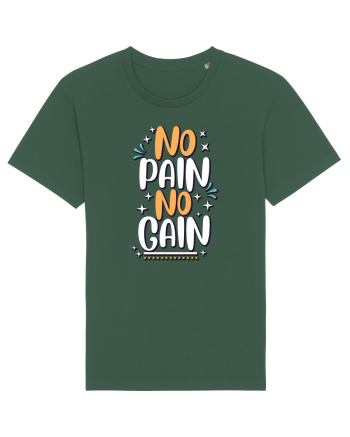 No Pain No Gain Bottle Green