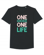 One Choice One Life Tricou mânecă scurtă guler larg Bărbat Skater