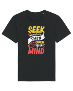 Seek Adventure Then Open Your Mind Tricou mânecă scurtă Unisex Rocker