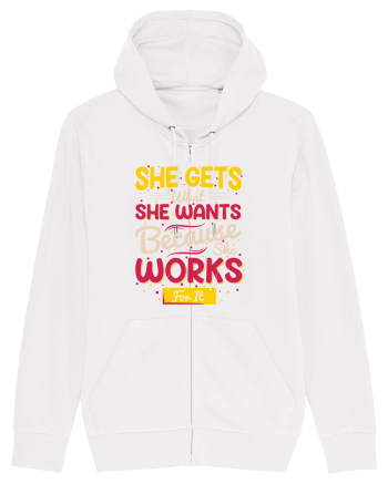 She Gets What She Wants White