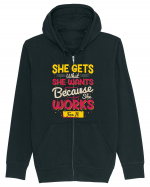 She Gets What She Wants Hanorac cu fermoar Unisex Connector