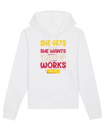 She Gets What She Wants White