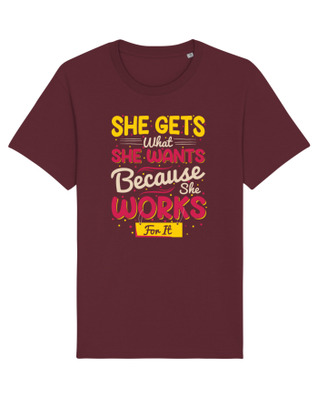 She Gets What She Wants Burgundy
