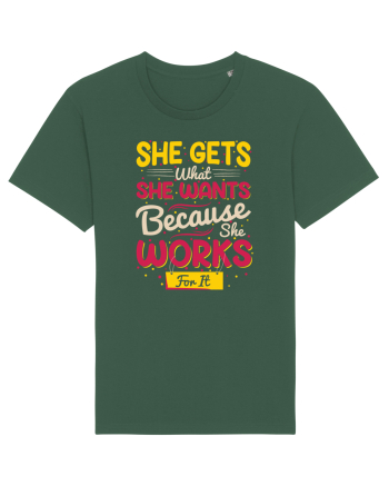 She Gets What She Wants Bottle Green