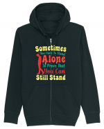 Sometimes You Have To Stand Alone Hanorac cu fermoar Unisex Connector