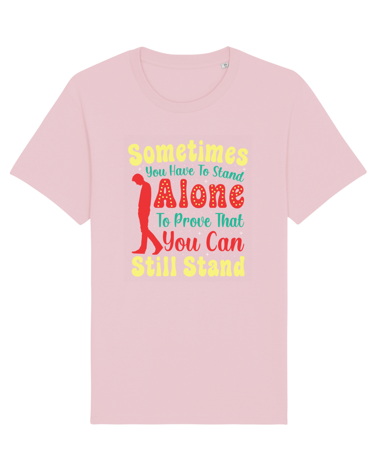 Tricou mânecă scurtă Unisex Rocker Cotton Pink