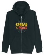 Spread The Peace Hanorac cu fermoar Unisex Connector