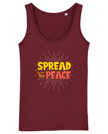 Spread The Peace Burgundy