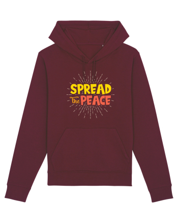 Spread The Peace Burgundy