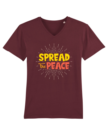 Spread The Peace Burgundy