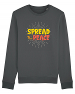 Spread The Peace Bluză mânecă lungă Unisex Rise