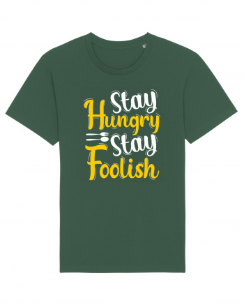 Stay Hungry Stay Foolish Bottle Green