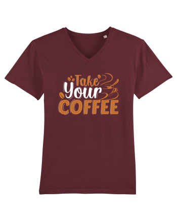 Take Your Coffee Burgundy