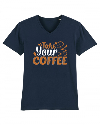 Take Your Coffee French Navy