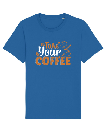 Take Your Coffee Royal Blue