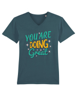 You Are Doing Great Tricou mânecă scurtă guler V Bărbat Presenter