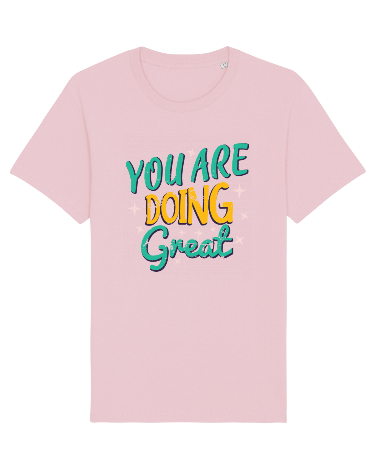 Tricou mânecă scurtă Unisex Rocker Cotton Pink