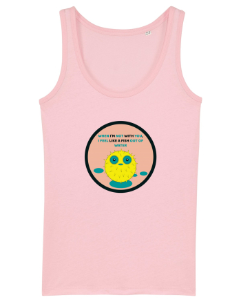 Balloon Fish - Out of water Cotton Pink