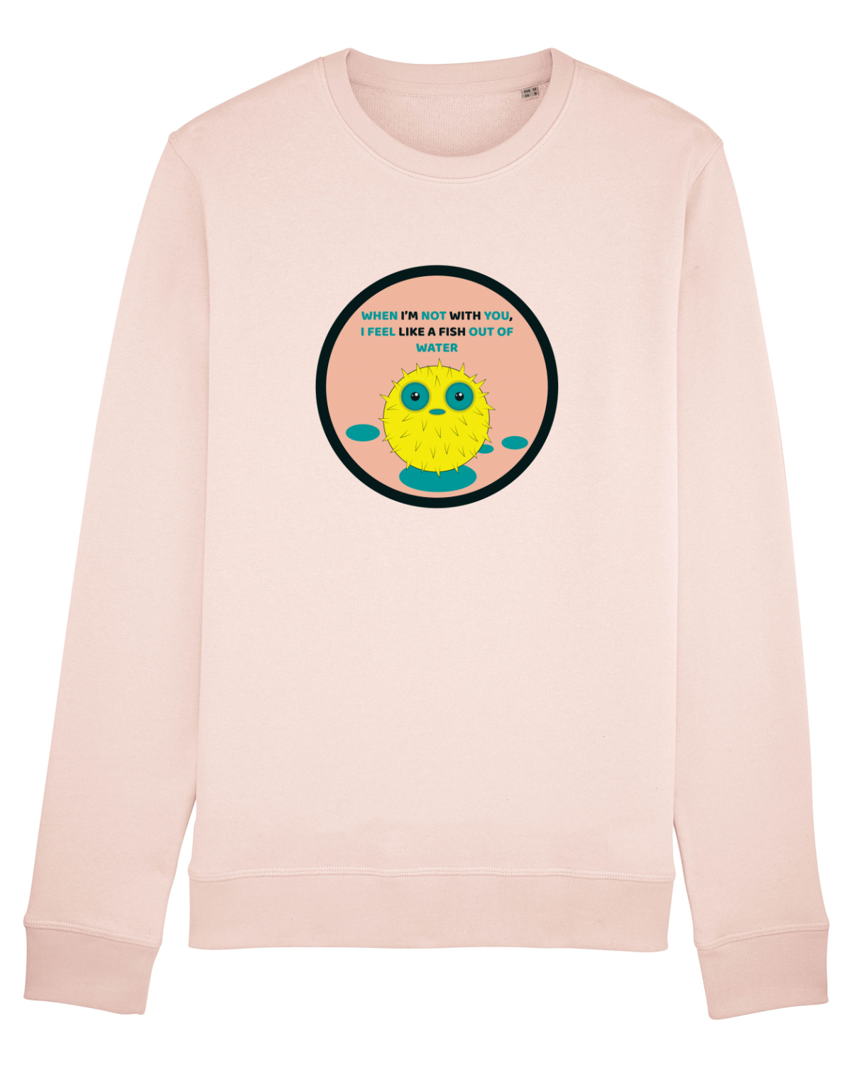 Bluză mânecă lungă Unisex Rise Candy Pink