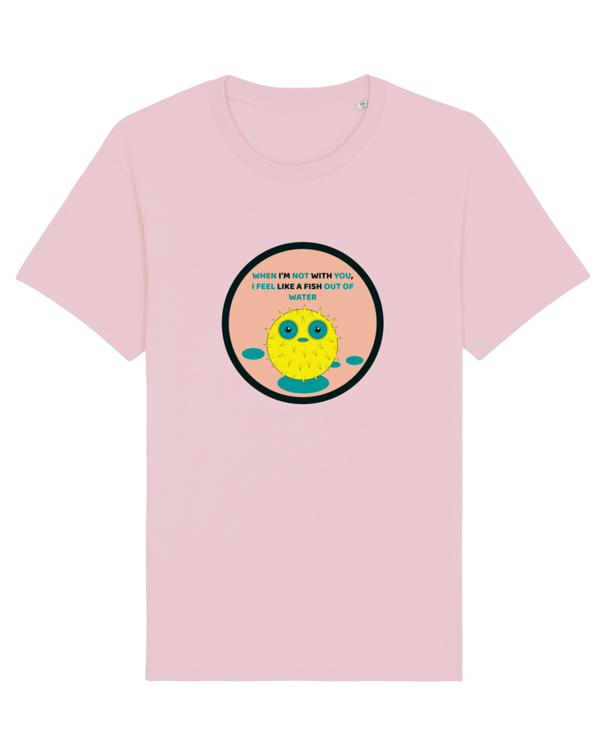 Tricou mânecă scurtă Unisex Rocker Cotton Pink