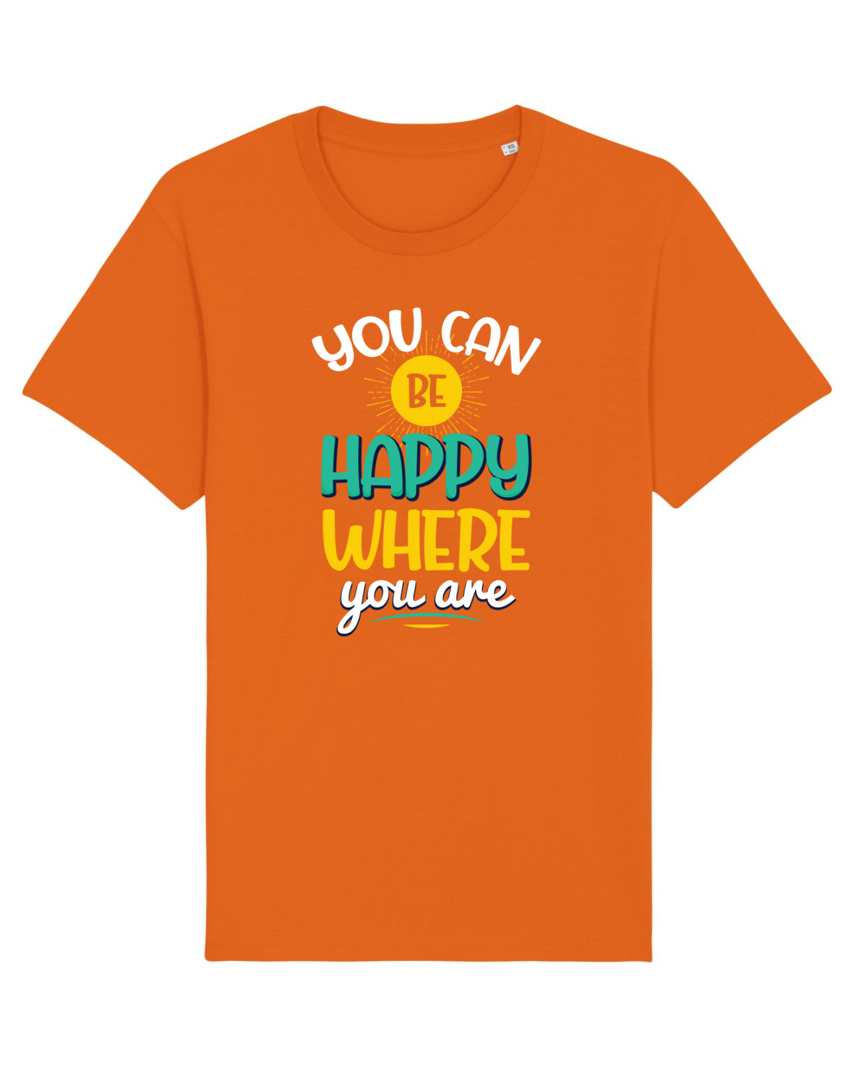 Tricou mânecă scurtă Unisex Rocker Bright Orange
