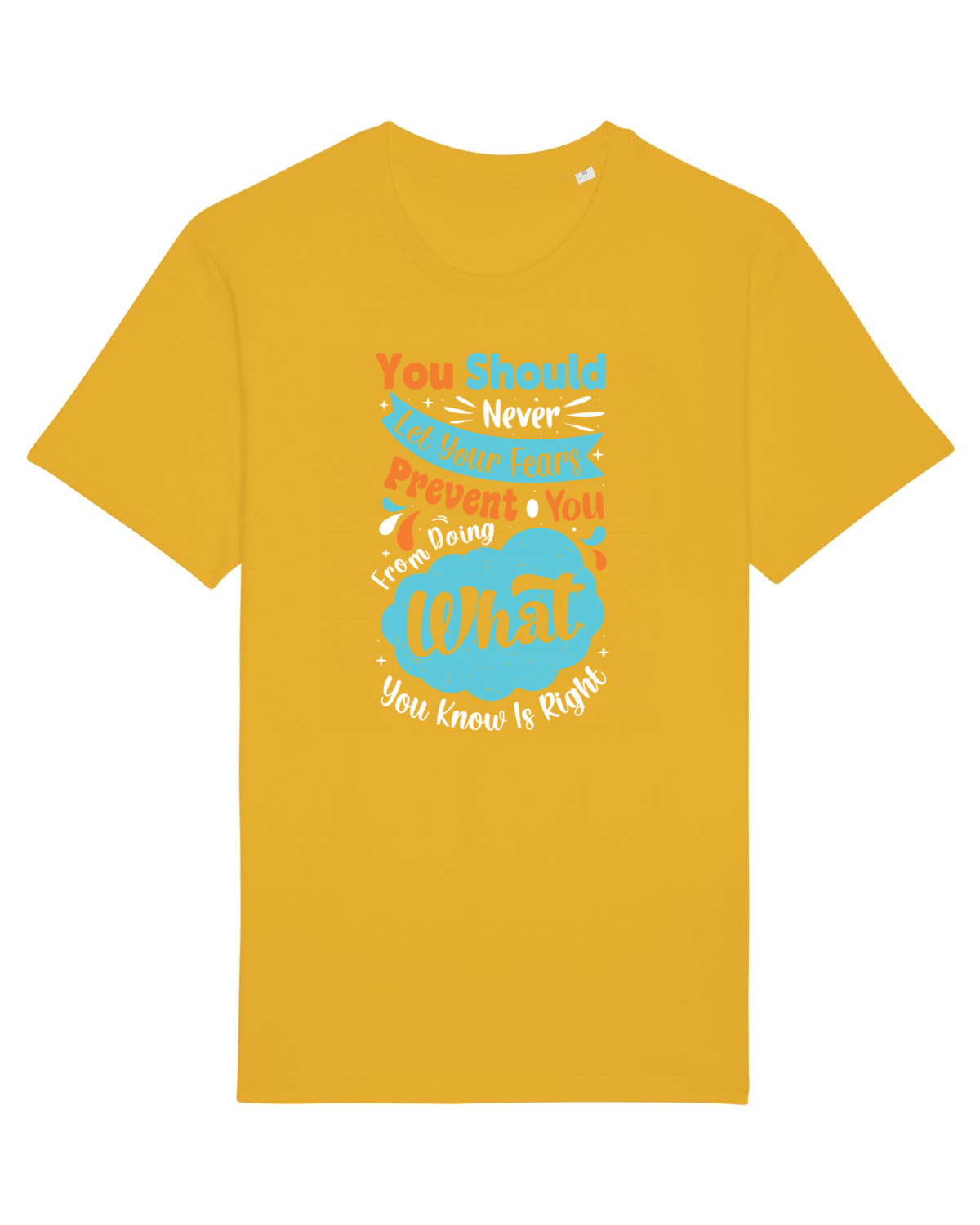 Tricou mânecă scurtă Unisex Rocker Spectra Yellow