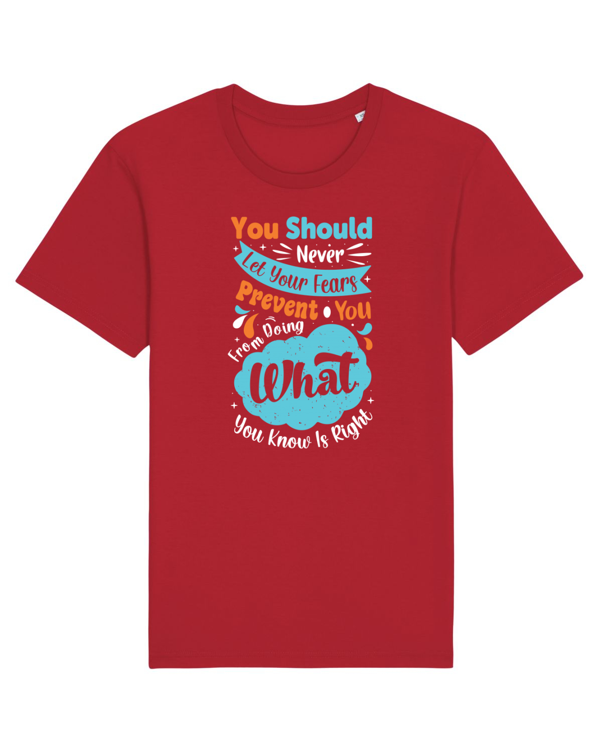 Tricou mânecă scurtă Unisex Rocker Red