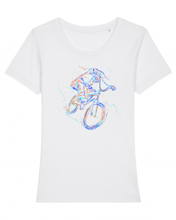 Bicicleta in culori White