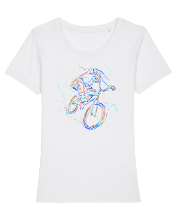 Bicicleta in culori White